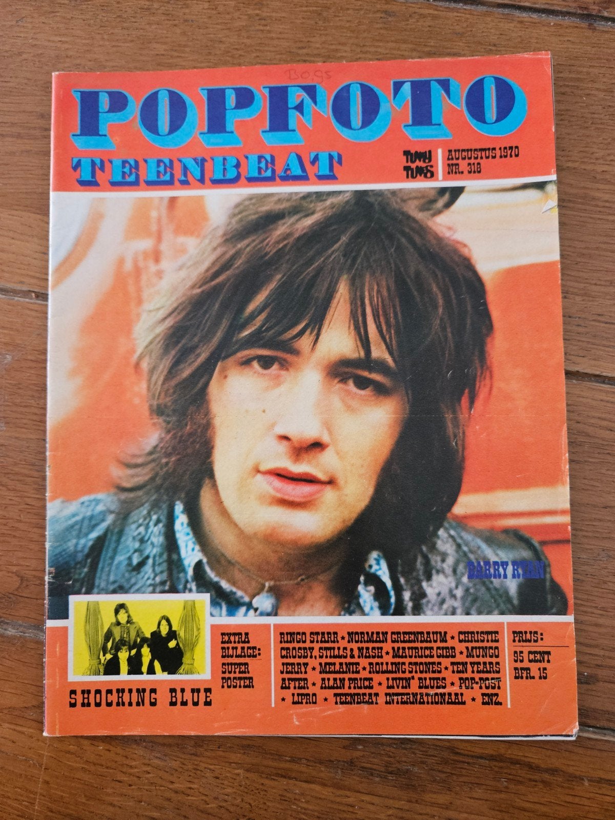Popfoto Teenbeat Augustus 1970 - Barry Ryan, Shocking Blue, Verzenden, Gelezen, Muziek, Film of Tv