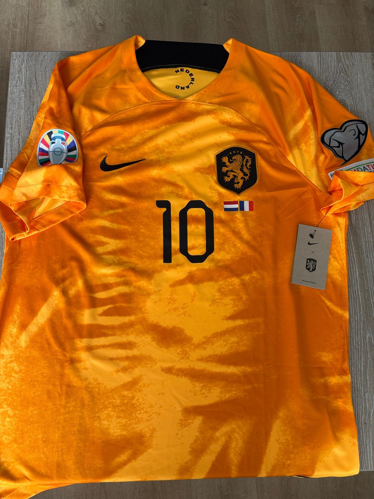 Nederlands Elftal shirts origineel Xavi Gakpo match details, Maat M, Ophalen of Verzenden, Nieuw, Shirt