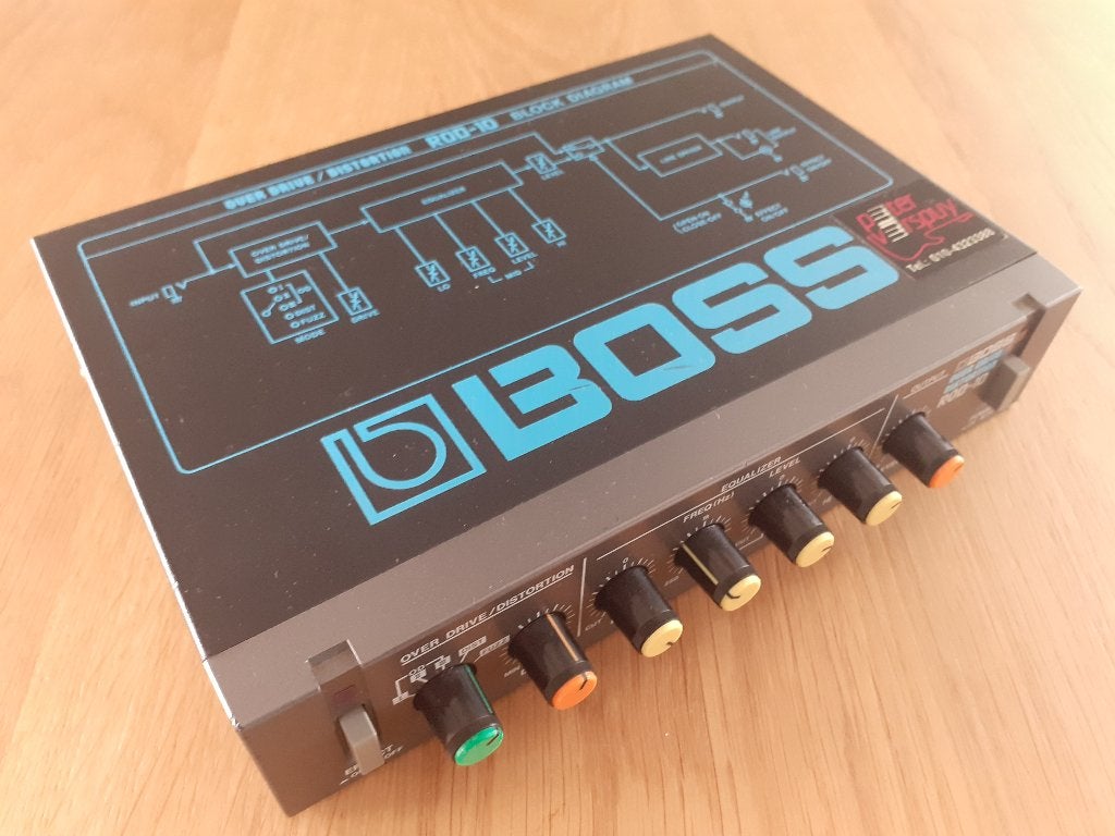 Boss ROD-10 overdrive/dist/fuzz Japan.., Ophalen of Verzenden, Gebruikt, Distortion, Overdrive of Fuzz