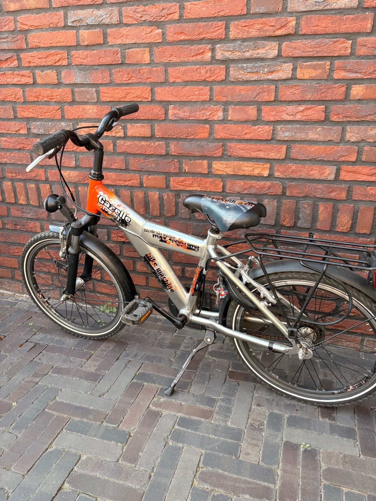 Gazelle kinderfiets Extreme Bike Machine, Ophalen, Gebruikt, Velgrem, Handrem