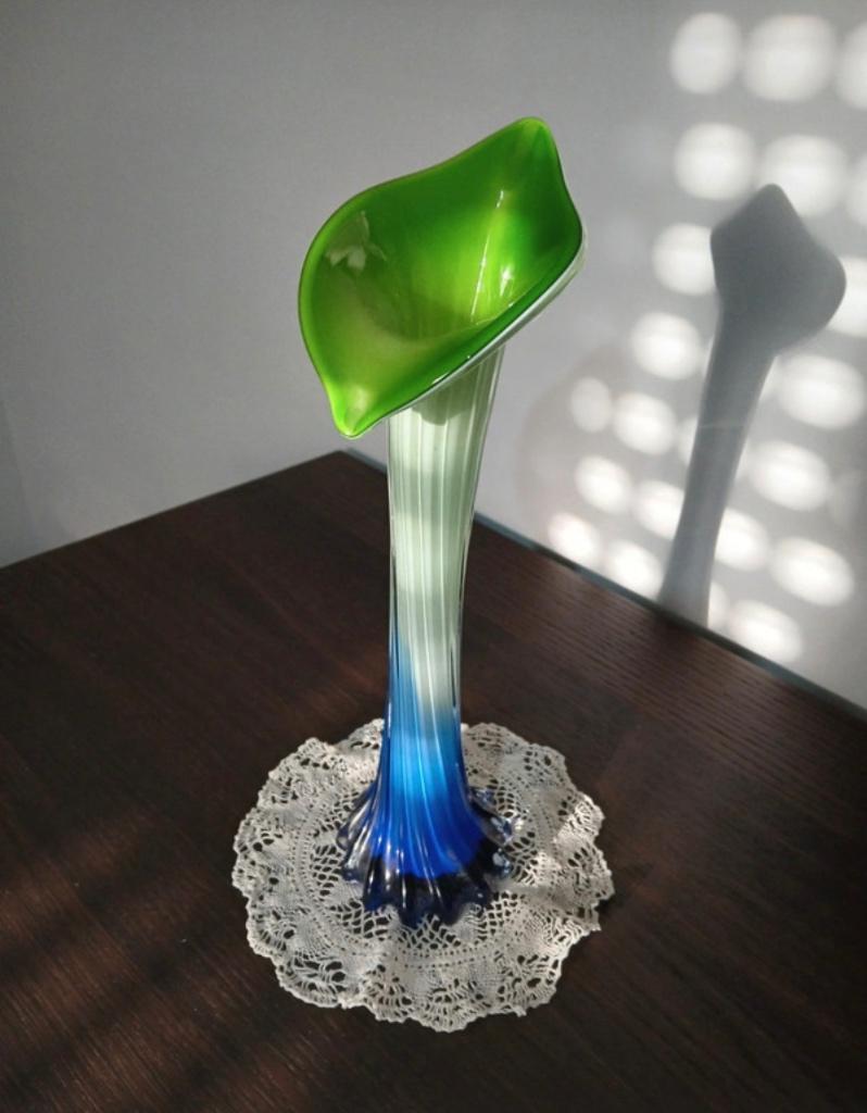 Murano Vaas Aronskelk, Antiek en Kunst, Ophalen of Verzenden