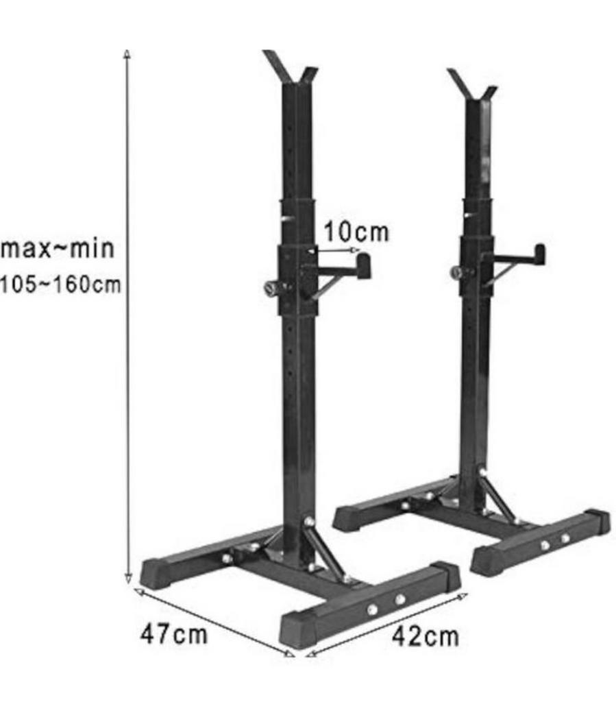 Verstelbare Halterrek Squatrek - Max 160cm, Ophalen of Verzenden, Gebruikt, Benen, Overige typen