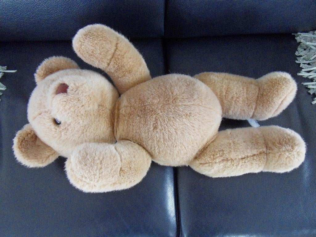 Oude beer armen en benen kunnen bewegen, 50 cm. licht bruin, Verzamelen, Ophalen of Verzenden, Beeldje, Cherished Teddies