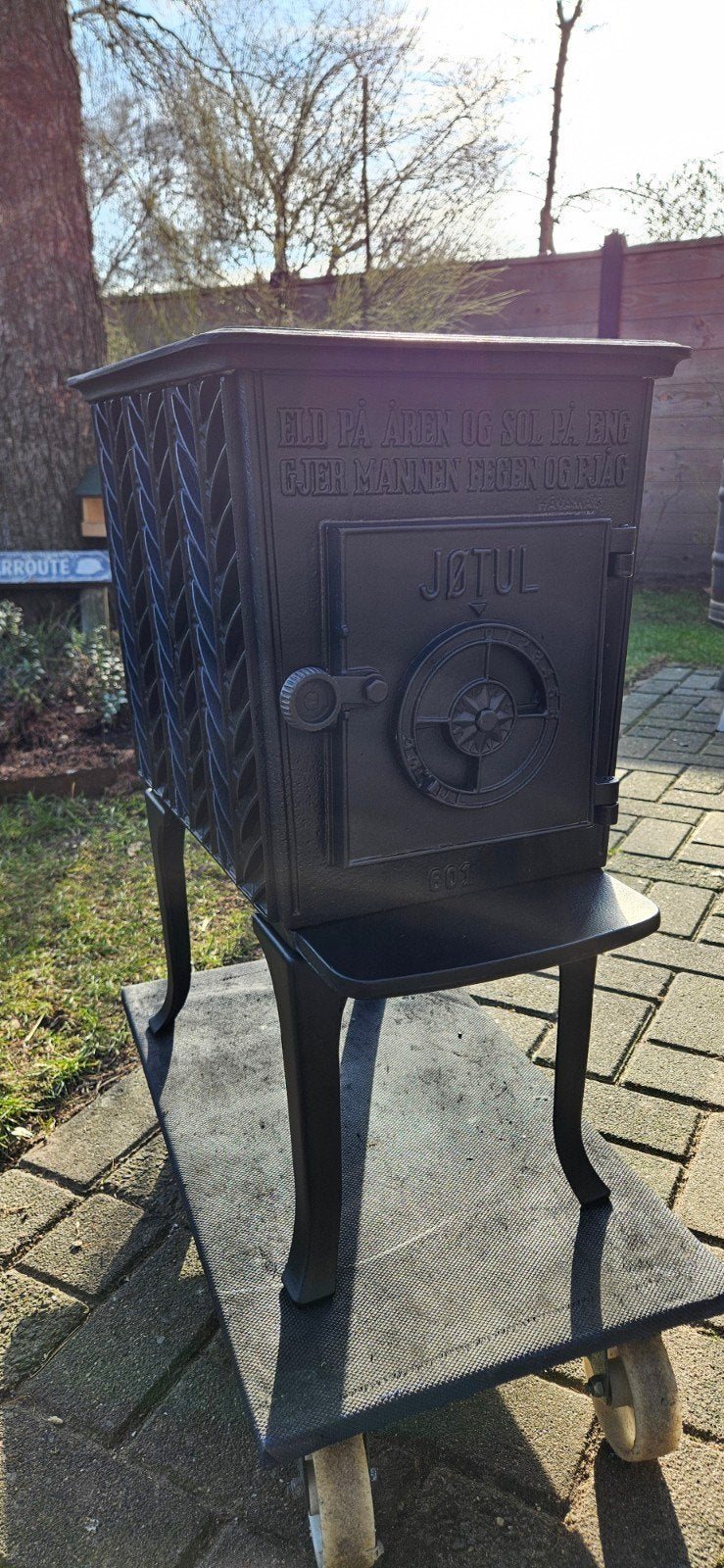 Jotul 601 Visgraat model houtkachel, Huis en Inrichting, Kachels, Zo goed als nieuw, Vrijstaand, Houtkachel, Hout, Ophalen of Verzenden
