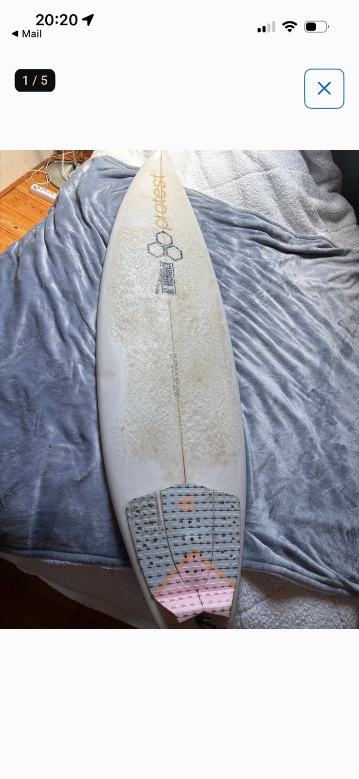 Al Merrick 5’9 25,6L  shortboard., Watersport en Boten, Ophalen, Zo goed als nieuw, Shortboard