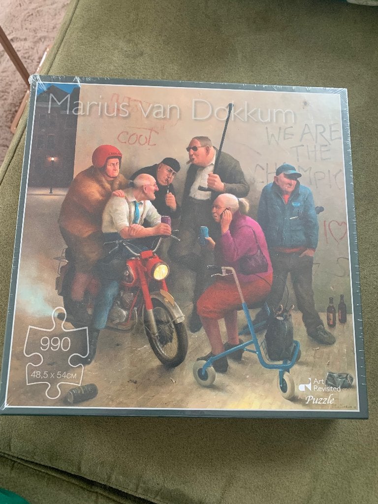 Puzzel NIEUW M.van Dokkum Tweede jeugd, Ophalen of Verzenden, 500 t/m 1500 stukjes, Nieuw, Legpuzzel