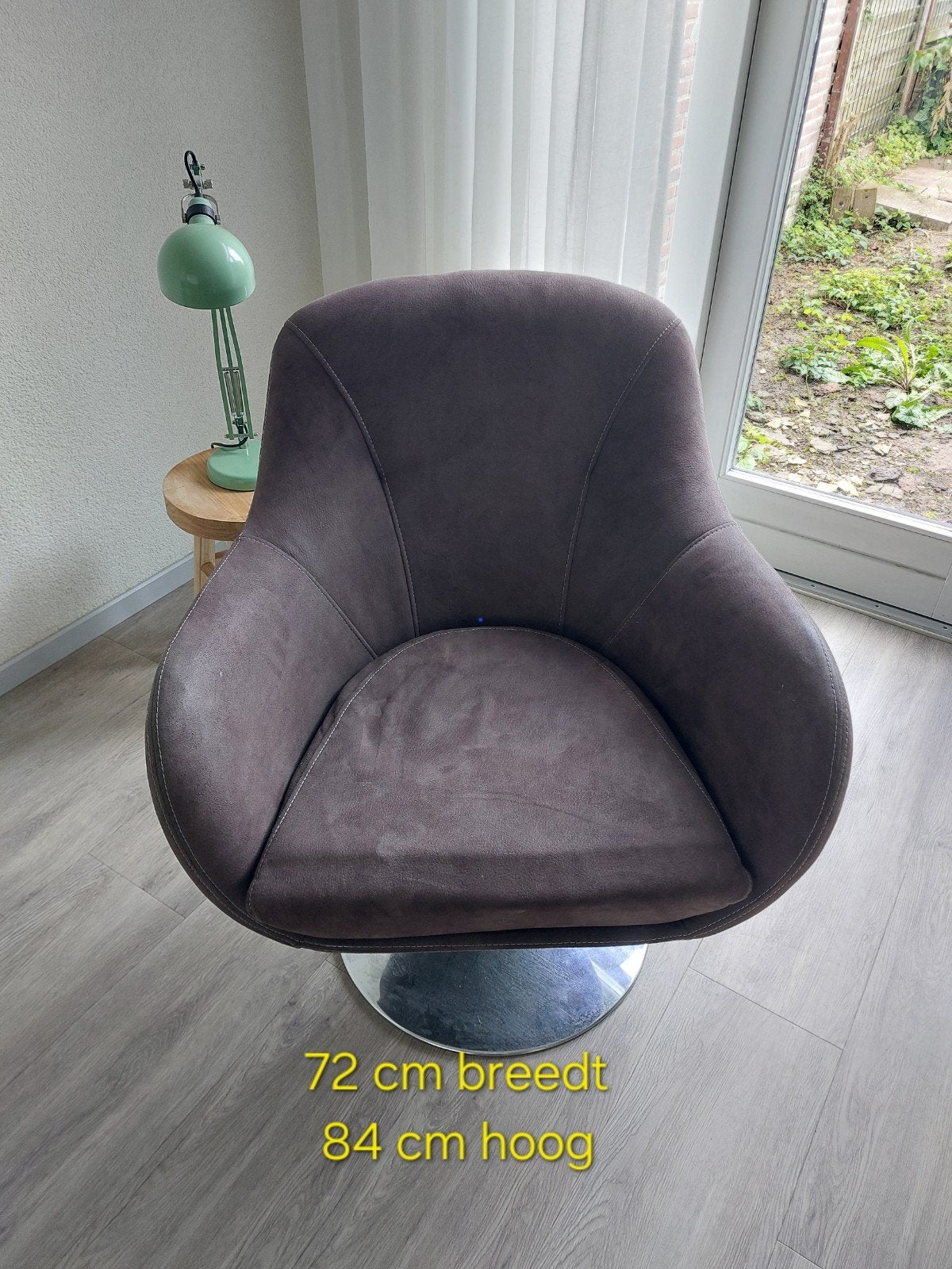 lounge draaistoel, Ophalen, Zo goed als nieuw, 50 tot 75 cm