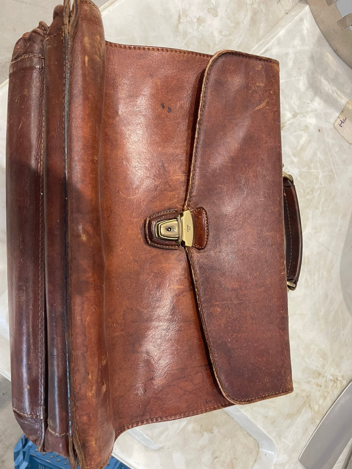 Aktetas the Brige vintage, Ophalen of Verzenden, Gebruikt, Overige merken, 30 tot 45 cm