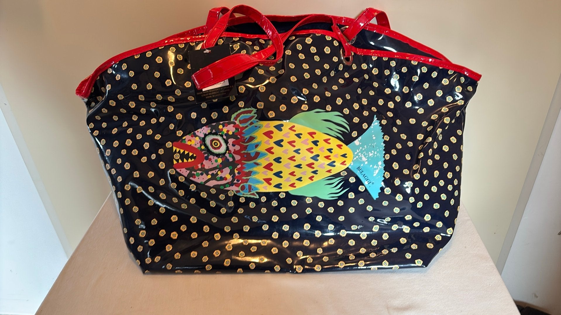 Bulaggi kunstzinnige lak tas, Ophalen of Verzenden, Zo goed als nieuw, 30 cm of meer, Minder dan 35 cm