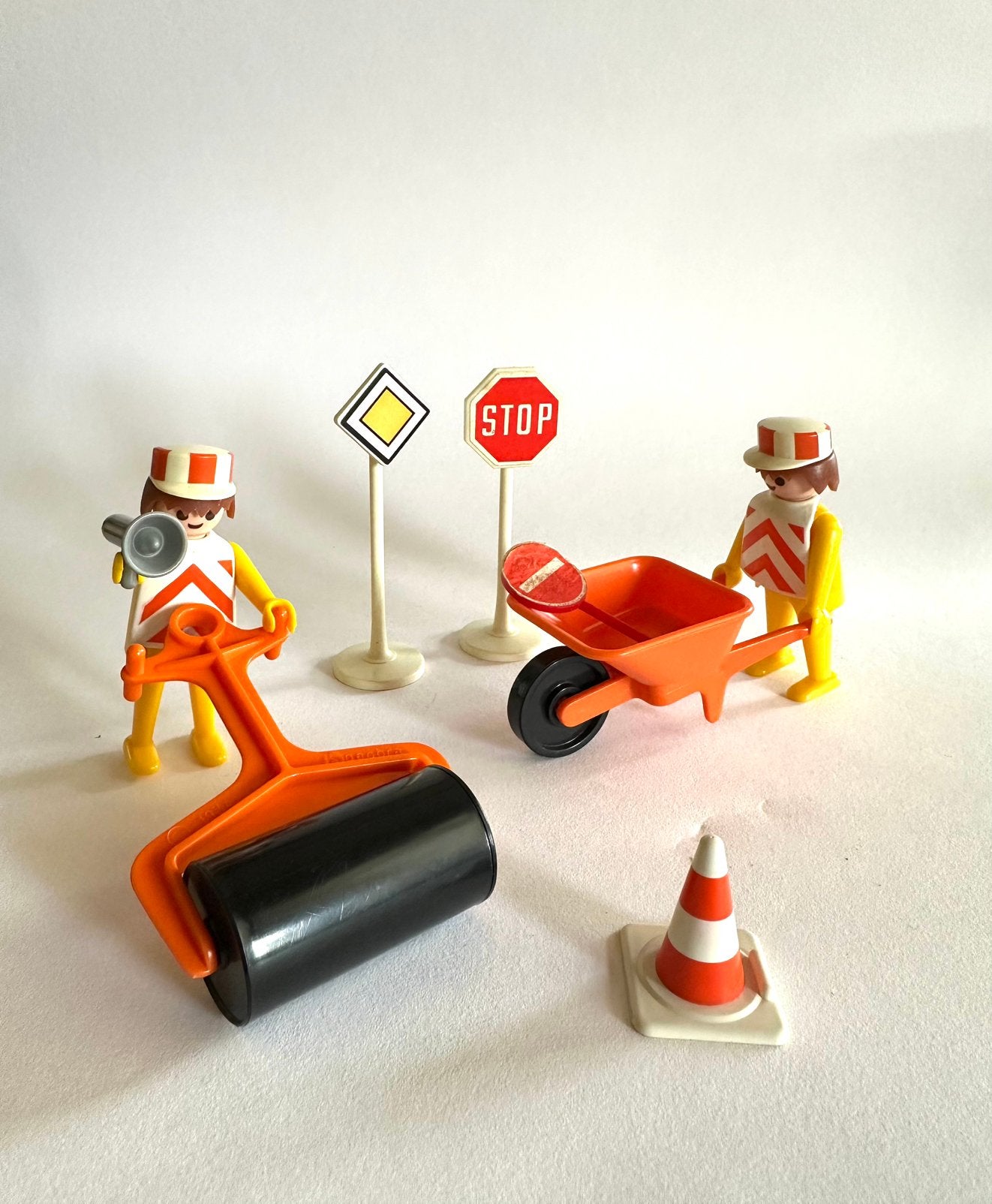 Vintage Playmobil Wegenbouwers - jaren ‘70, Verzenden, Gebruikt, Overige series, Losse onderdelen