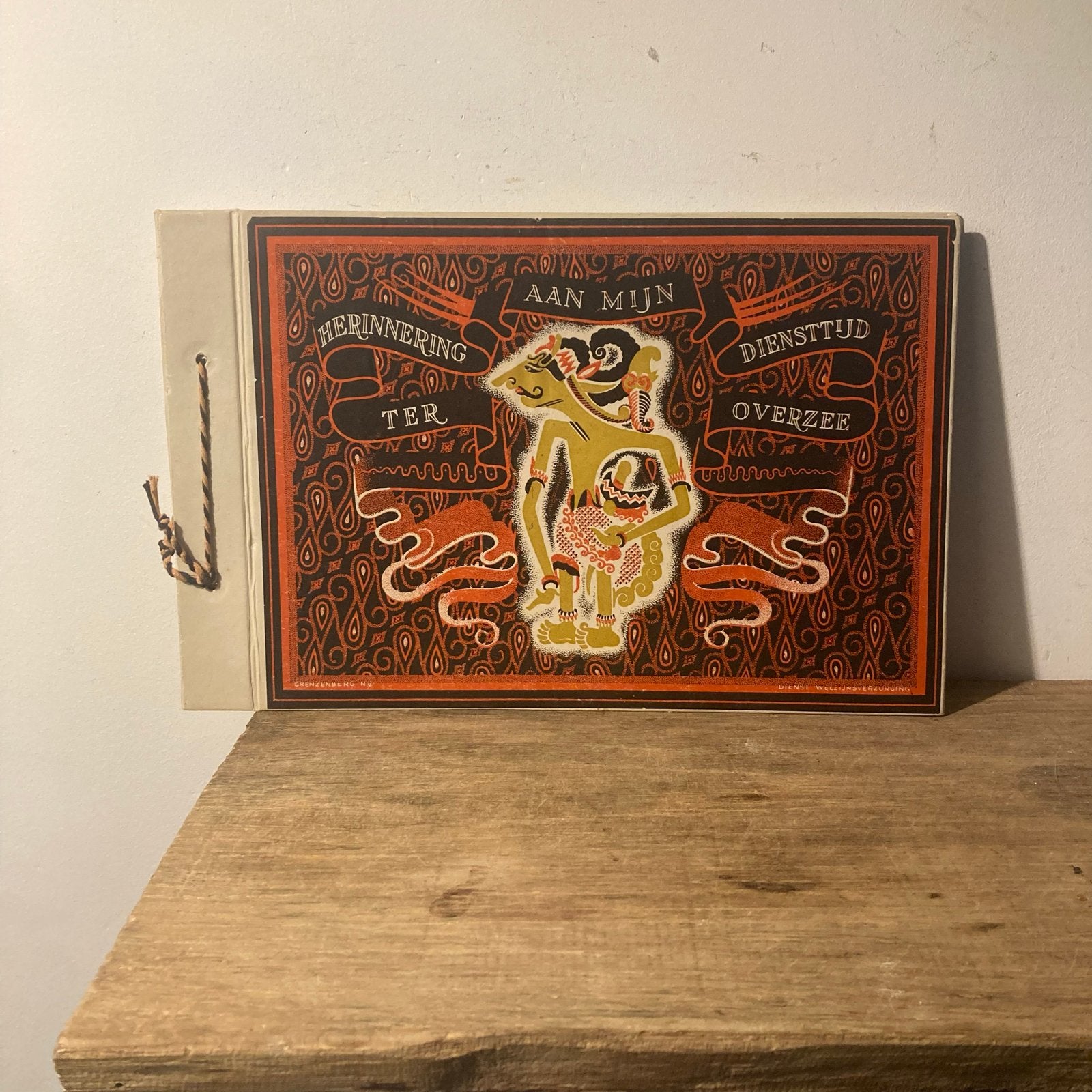 Vintage Fotoalbum "Diensttijd Overzee" - Ongebruikt, Antiek en Kunst, Ophalen of Verzenden