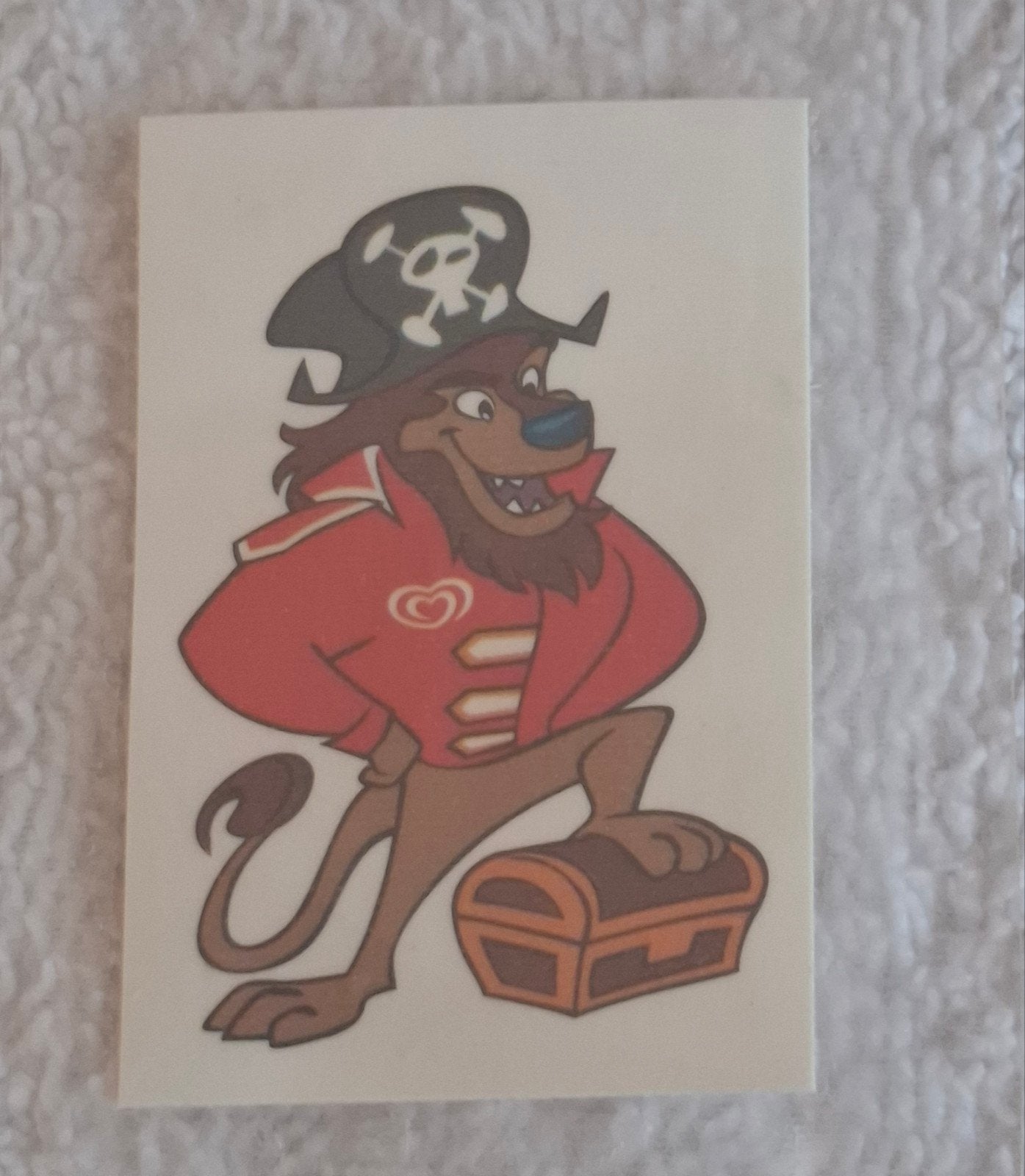 Nieuwe Ola Cornetto Piraten Leeuw Tijdelijke Tattoo Sticker, Ophalen of Verzenden, Nieuw, Merk