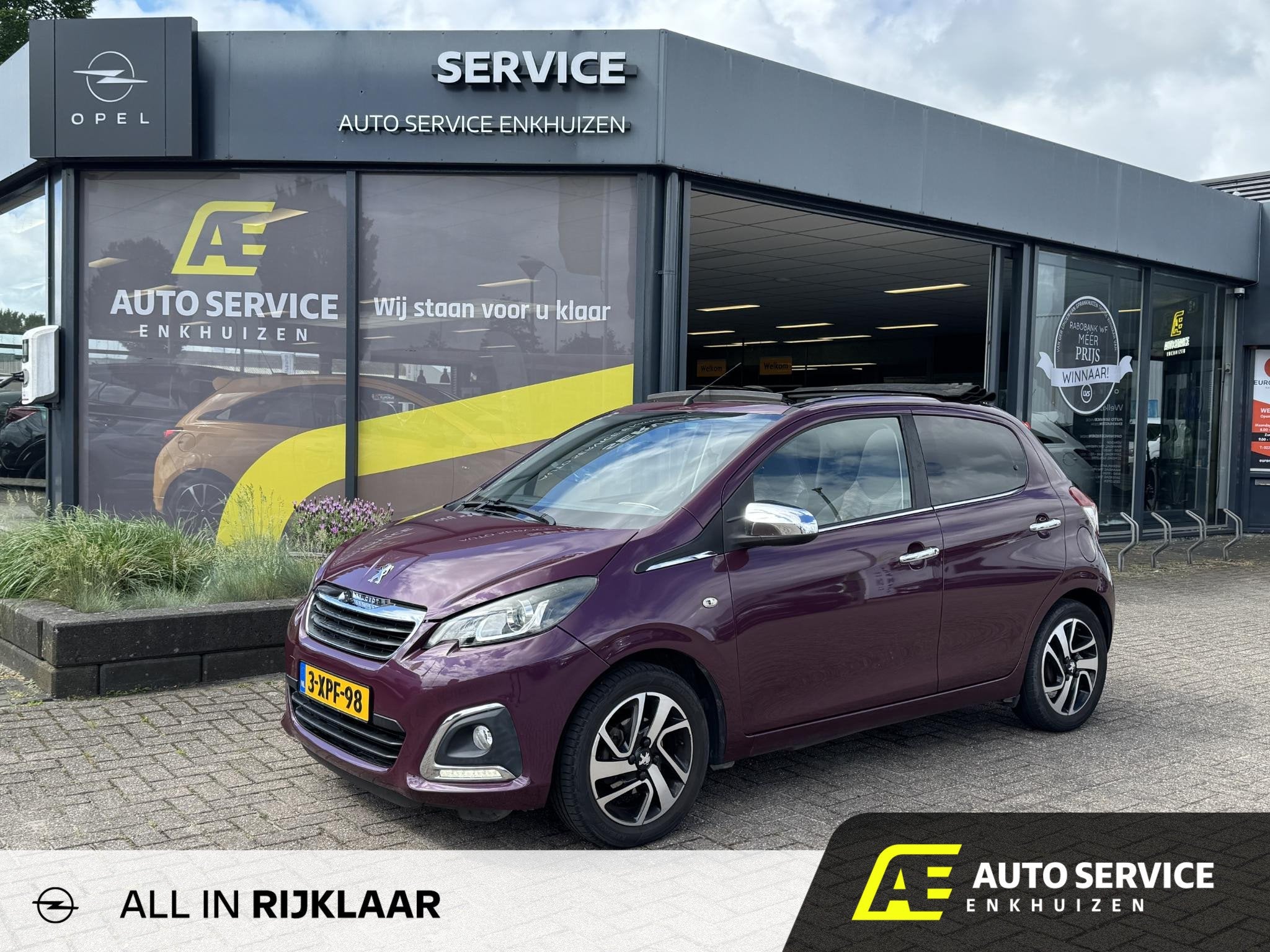 Peugeot 108 1.0 e-VTi Allure TOP! 12m garantie en beurt all, Voorwielaandrijving, 12 maanden, Stof, Gebruikt