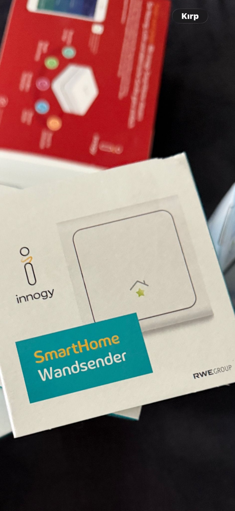 Innogy SmartHome Wandsender - Draadloze Wandschakelaar, Ophalen, Nieuw