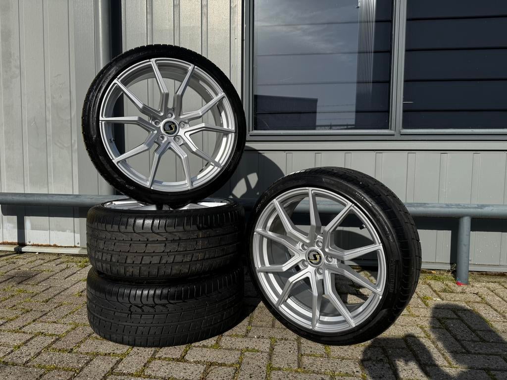 Originele Schmidt Drago “20” velgenset incl TPMS sensoren, Ophalen, 255 mm, Banden en Velgen, Nieuw