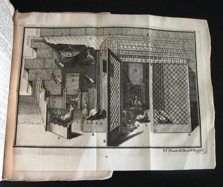 Konst om tamme-vogelen 1751 Reaumur ornithologie 15 platen, Ophalen of Verzenden