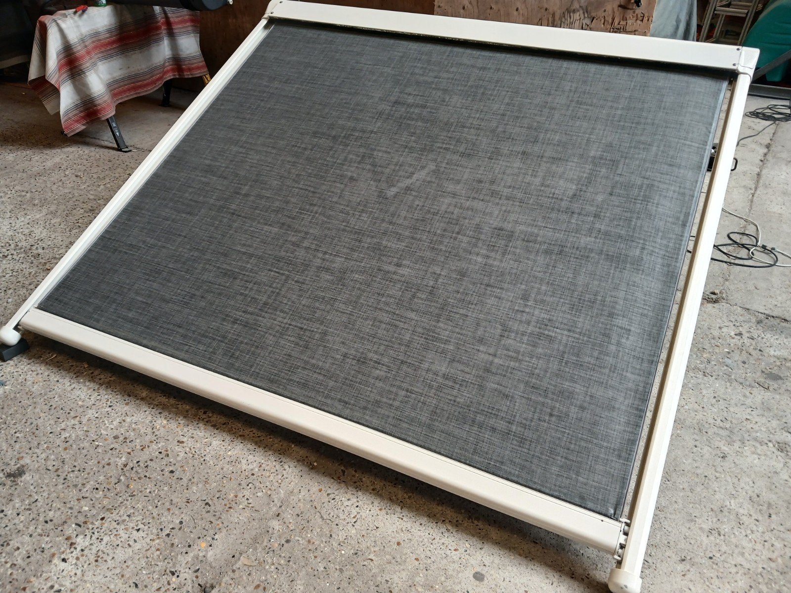 pergola zonnescherm voor veranda lichtkoepel 209 x 200., Ophalen, Zwart