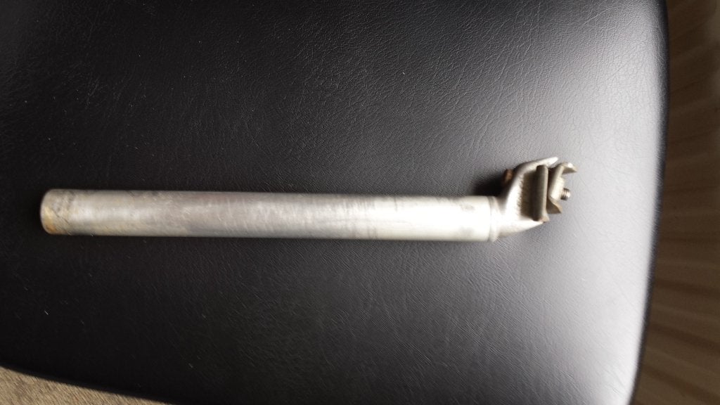 vintage zadelpen 30 32cm 28,5mm alu mtb bmx seatpost, Fietsen en Brommers, Fietsonderdelen, Gebruikt, Kinderfiets, Overige typen