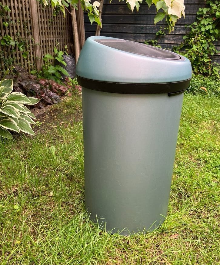 Brabantia Touch bin 60L Metallic Mint, 40 liter of meer, Ophalen, Gebruikt