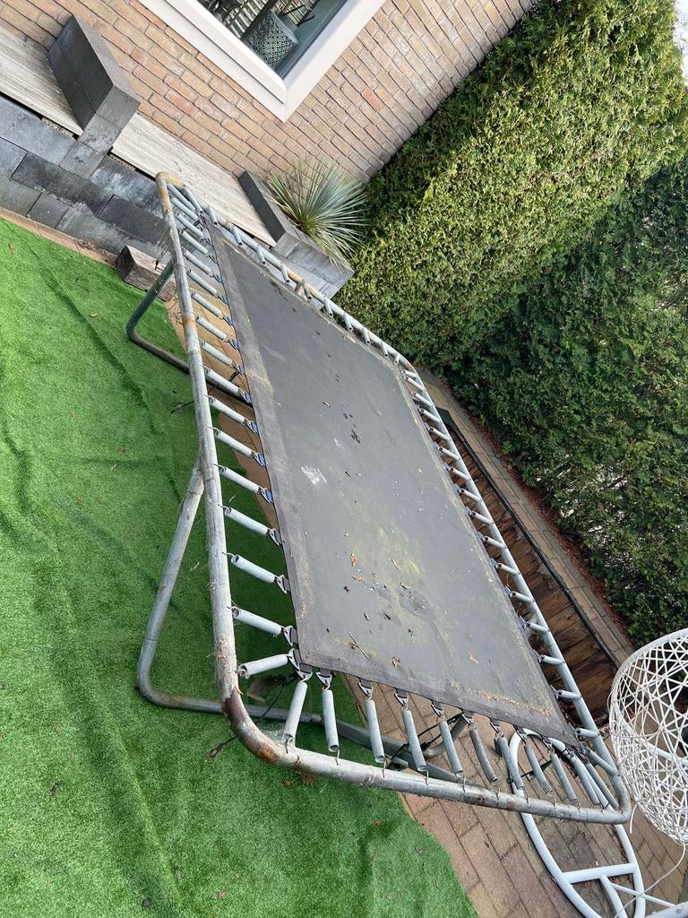 Trampoline frame met spring doek 185/275cm, Ophalen of Verzenden, Gebruikt