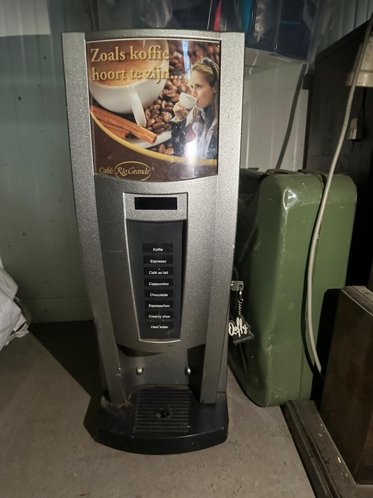 Qoffy koffiemachine, Ophalen of Verzenden, Gebruikt, Koffiemachine, Koffiebonen