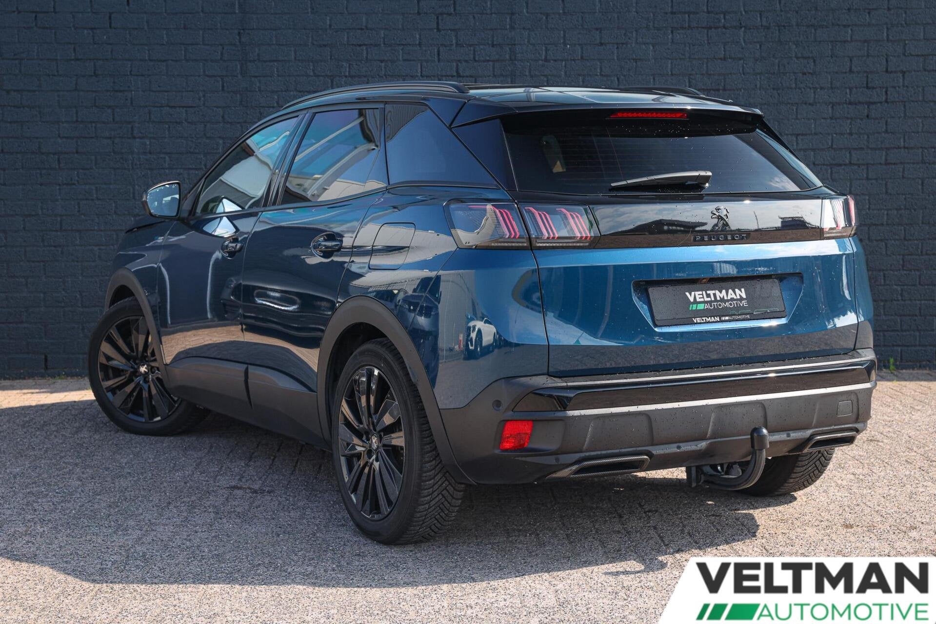 Peugeot 3008 1.6 HYbrid 225 GT PANO TREKHAAK LEDER CRUISE CA, Auto's, Blauw, Leder, Bedrijf, Hybride Elektrisch/Benzine