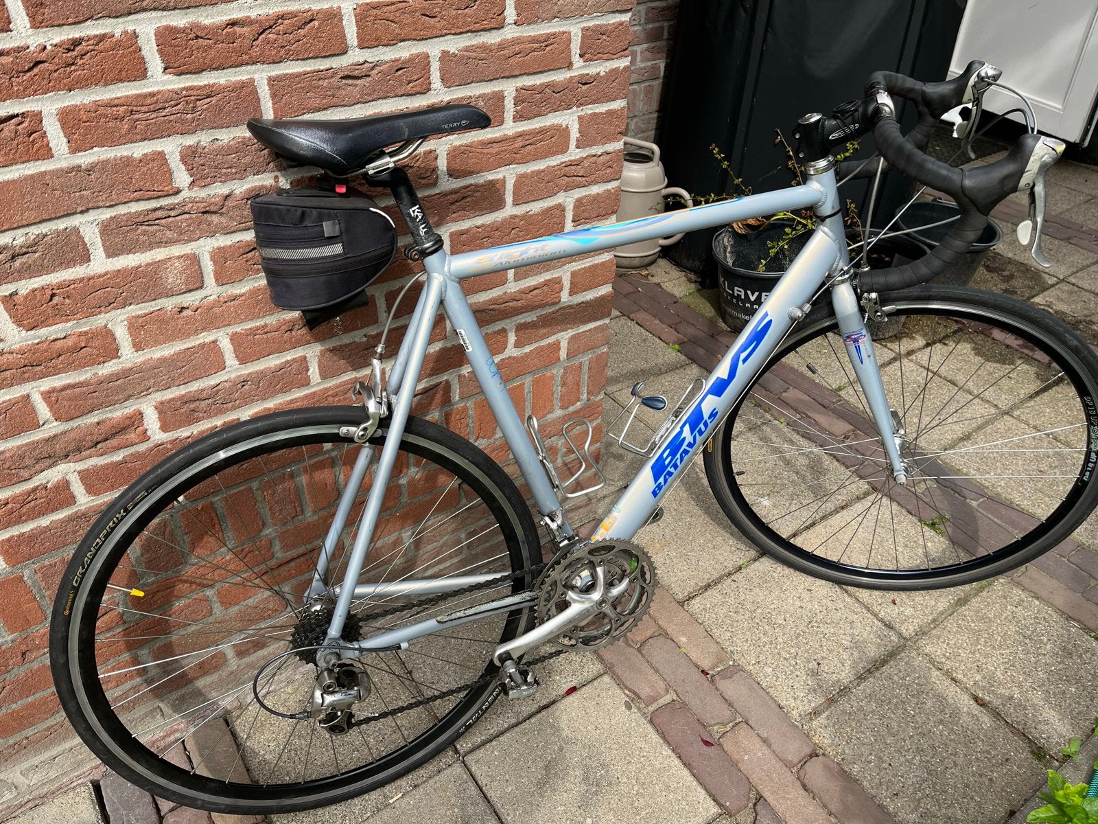 Batavus racefiets, 61 cm, 30 versnellingen, aluminium frame, Fietsen en Brommers, Fietsen | Racefietsen, Gebruikt, Batavus, Aluminium