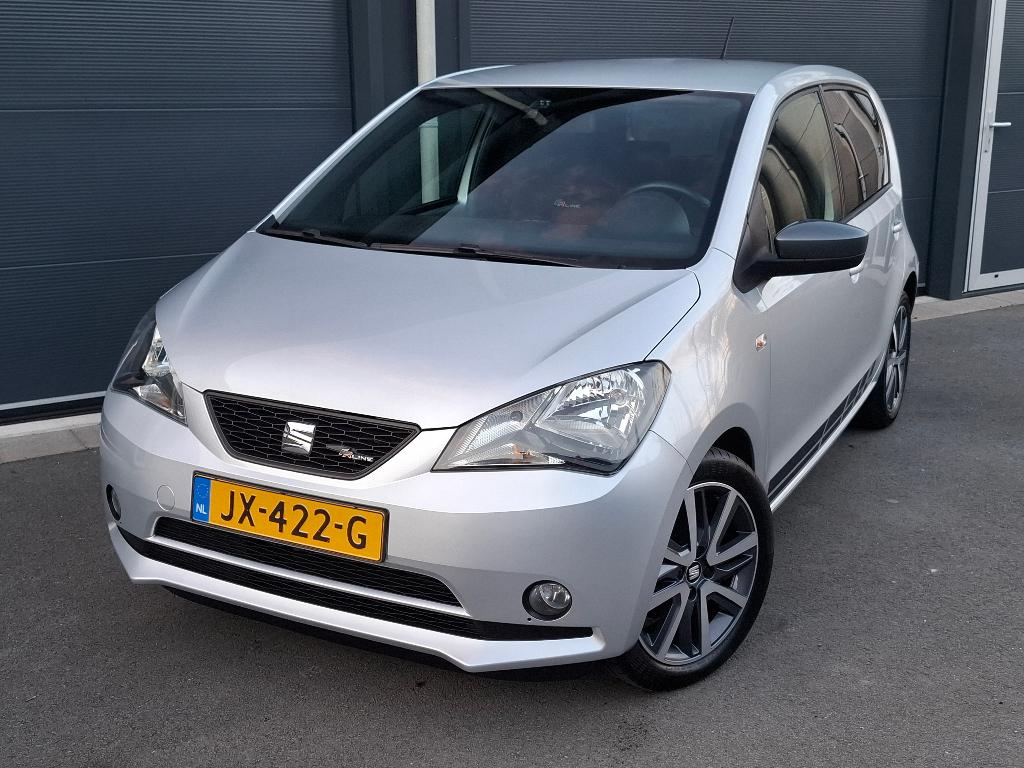 Seat Mii 1.0 FR Connect 44KW 2017 Grijs, Auto's, Voorwielaandrijving, Stof, Zwart, 840 kg