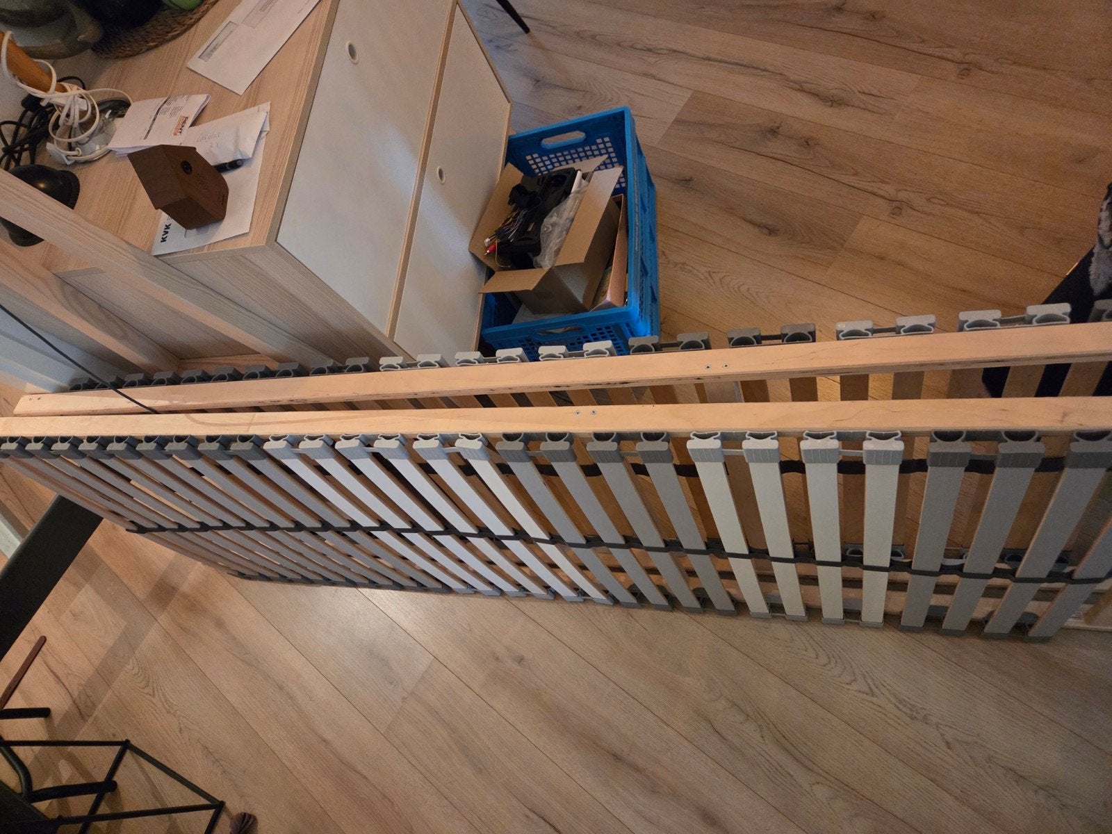 2x Lattenbodem 70x200 cm - Zo goed als nieuw, Ophalen, Zo goed als nieuw, 200 cm, Hout