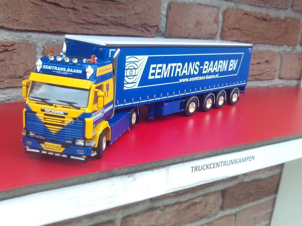 WSI  Scania  3  4 x 2  van  Eemtrans  uit  Baarn., Hobby en Vrije tijd, Ophalen of Verzenden, Nieuw, Bus of Vrachtwagen, Wsi