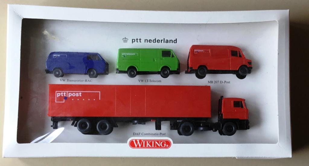 Wiking H0 1:87 - # 99701 Vierdelige set NED PTT POST N OVP, Ophalen of Verzenden, Nieuw, Bus of Vrachtwagen, Wiking