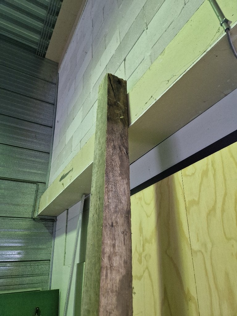 oude eiken balk, Doe-het-zelf en Verbouw, Ophalen, Gebruikt, Eiken, 50 mm of meer