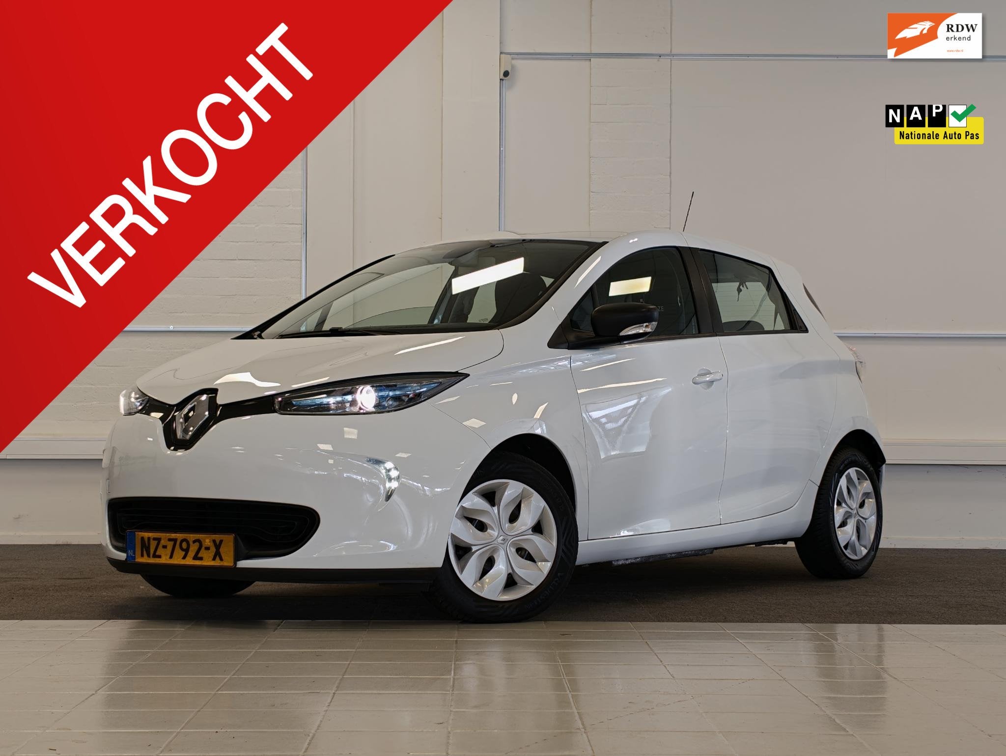 Renault ZOE Q90 Life 41 kWh KoopAccu SOH 89% 2e Eigenaar Moo, Auto's, Stof, Gebruikt, 41 kWh, 370 km