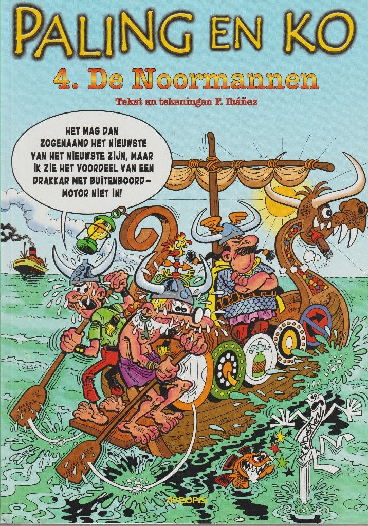 Paling en Ko 4 De Noormannen, Eén stripboek, Ophalen of Verzenden, Zo goed als nieuw