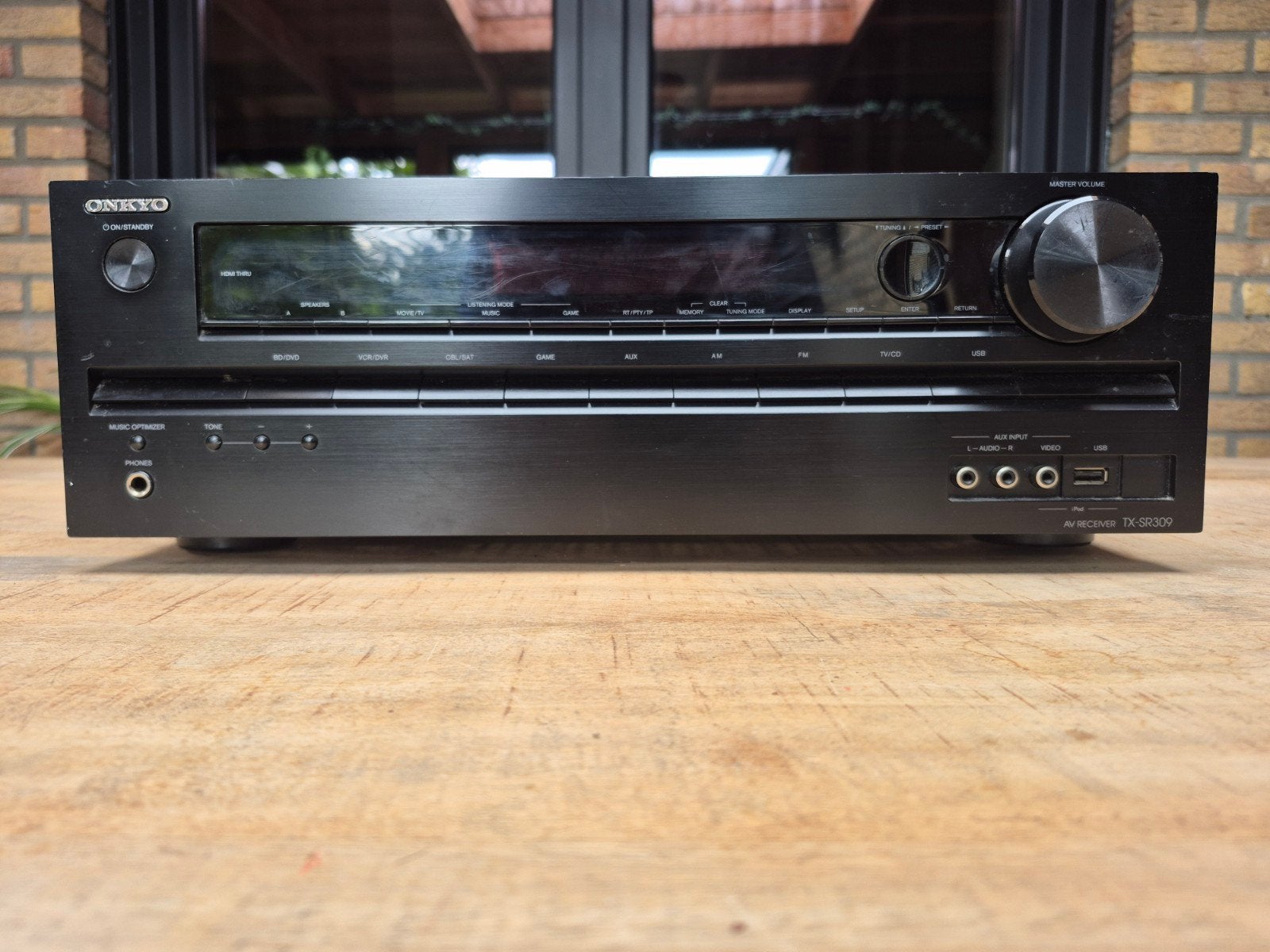 Onkyo TX-SR309 - AV Receiver, Ophalen, Zo goed als nieuw, 120 watt of meer, Onkyo