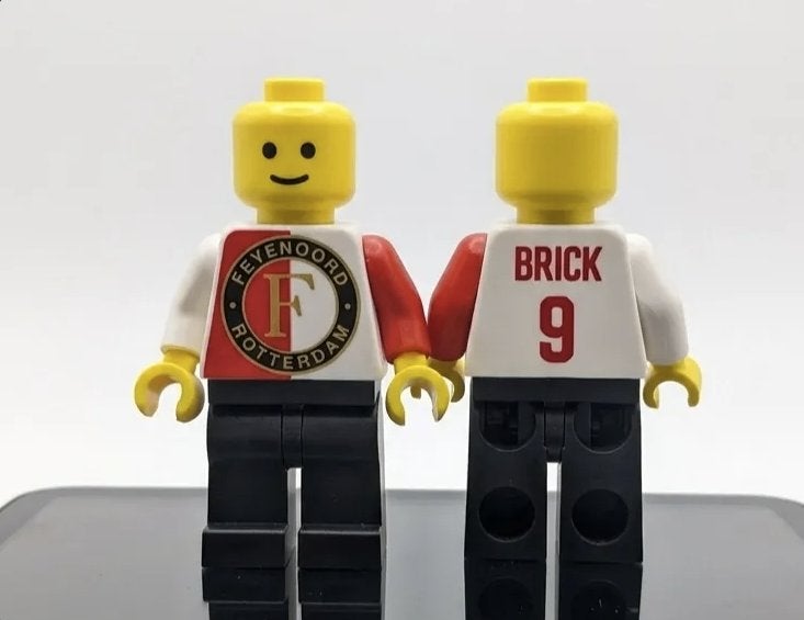 Unieke Feyenoord Brickman van maar liefst 20 cm hoog!, Ophalen of Verzenden, Nieuw, Feyenoord, Beeldje of Poppetje