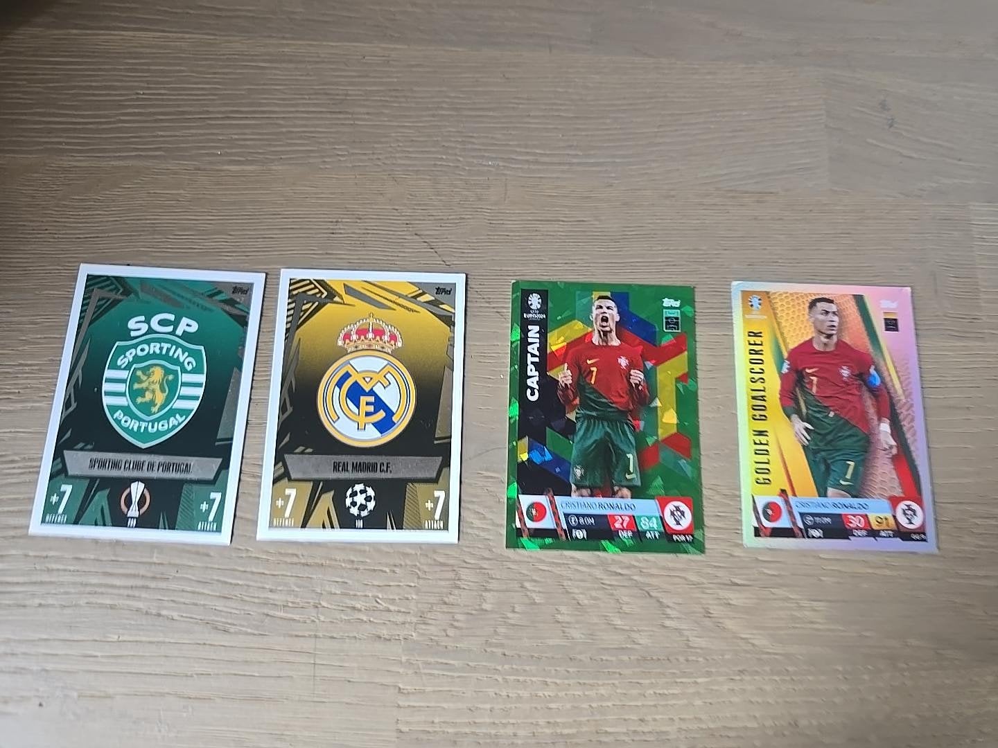Cristiano Ronaldo Topps Match Attax EURO 2024 kaarten, Ophalen of Verzenden, Zo goed als nieuw, Buitenlandse clubs, Spelerskaart