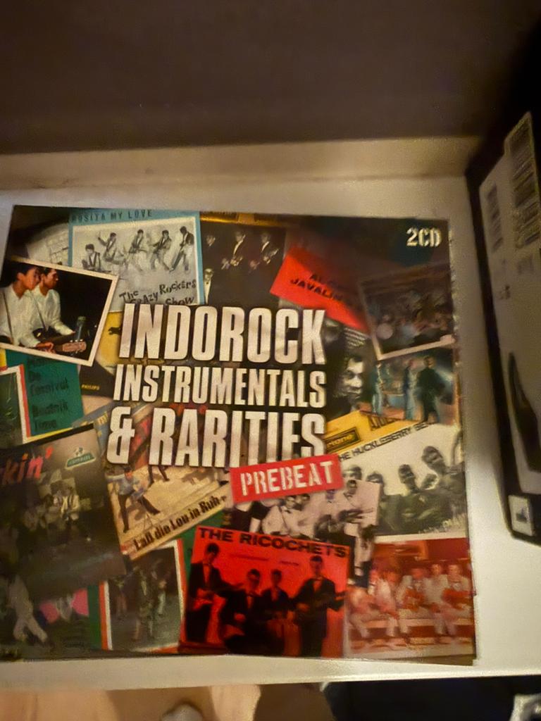 2 cd box indorock instrumentals rarities prebeat, Cd's en Dvd's, Ophalen of Verzenden, Zo goed als nieuw, Poprock