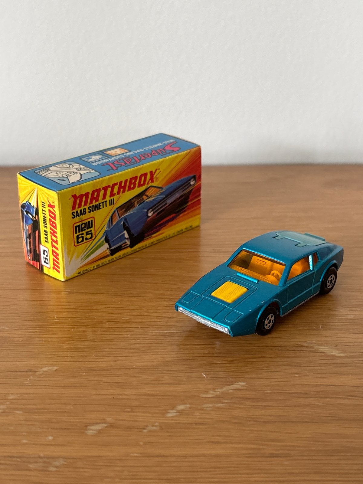 Matchbox Superfast 65 Saab Sonett III - Nieuw in doos, Hobby en Vrije tijd, Ophalen of Verzenden, Nieuw, Overige typen