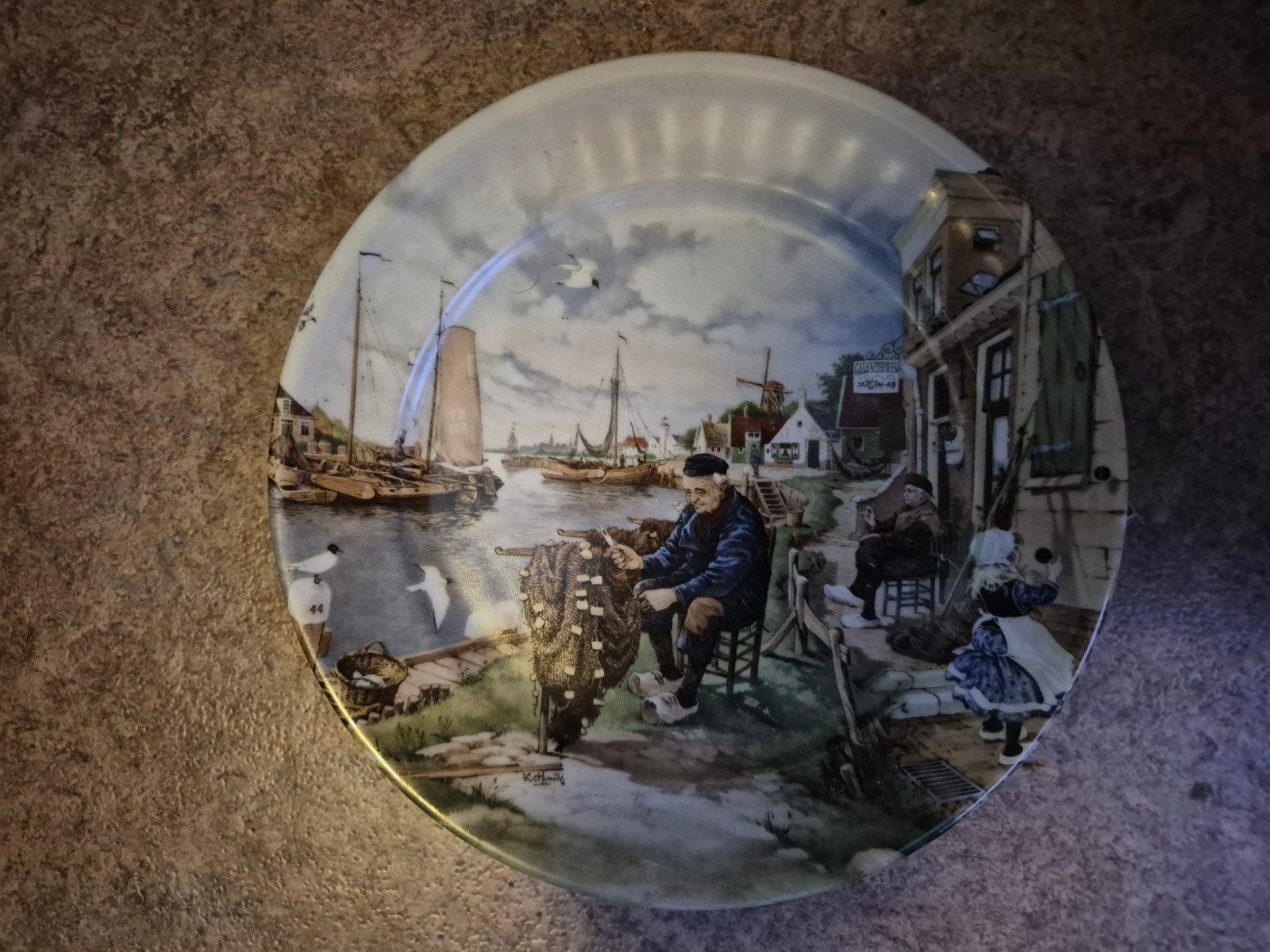 Set van 4 decoratieve wandborden - Royal Sphinx Holland, Ophalen of Verzenden