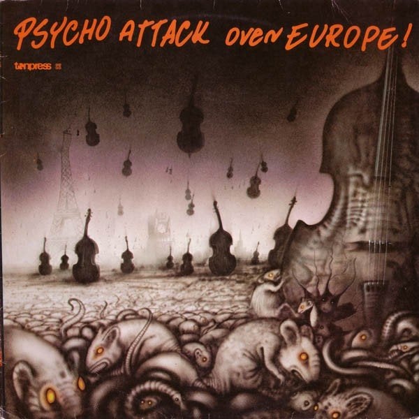 psycho attack over europe/v/a-psychobilly/punk/rockabilly, LP, Gebruikt, Verzenden, 12 inch