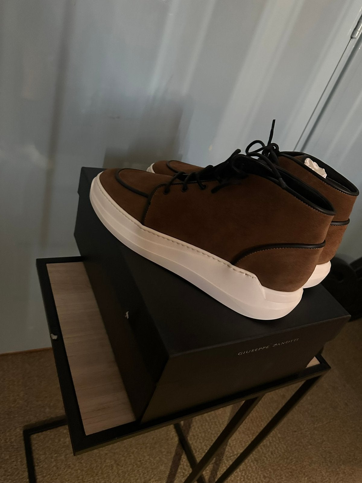 Giuseppe Zanotti Sneakers – Bruin Leer – Maat 43, Kleding | Heren, Schoenen, Bruin, Nieuw, Ophalen of Verzenden, Sneakers of Gympen