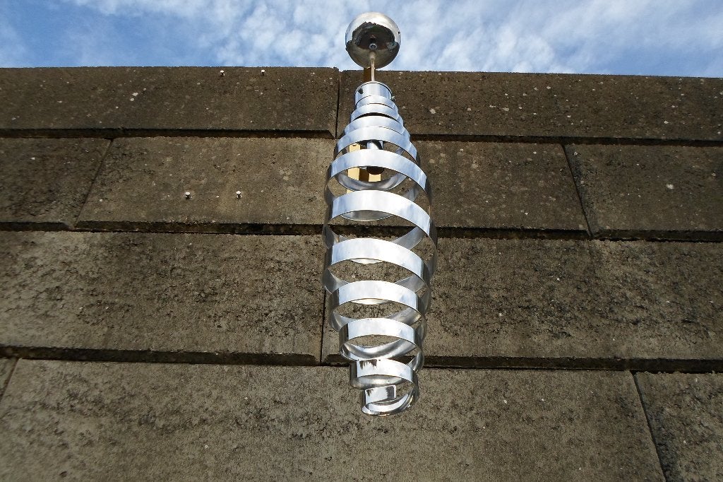 Wokkel Design Hanglamp, Huis en Inrichting, Lampen | Hanglampen, 50 tot 75 cm, Ophalen of Verzenden, Zo goed als nieuw, Metaal