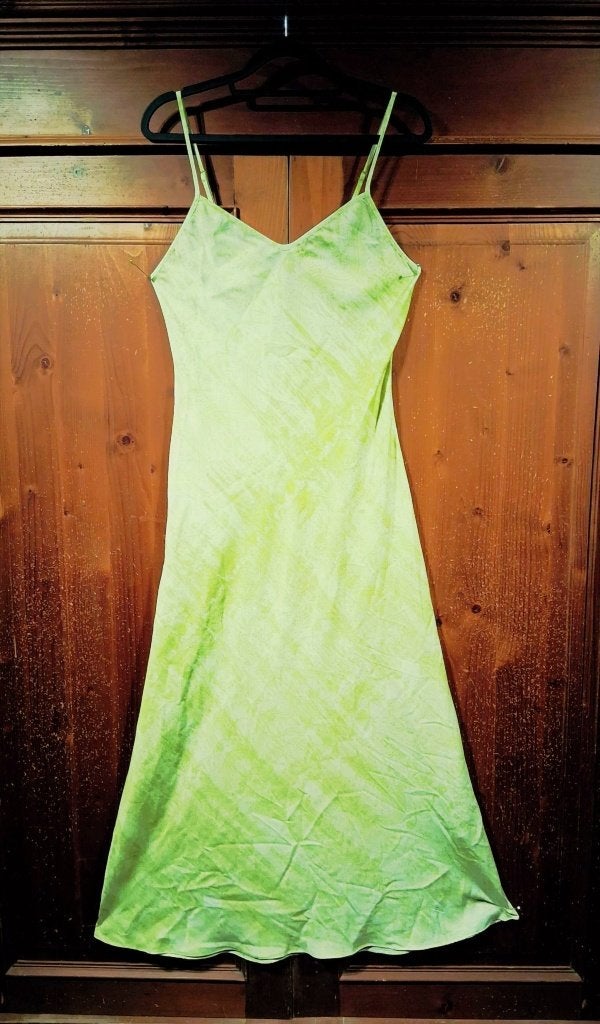 Dress AllSaints Bryony Estrella Lime 38, Maat 38/40 (M), Verzenden, Allsaints, Zo goed als nieuw