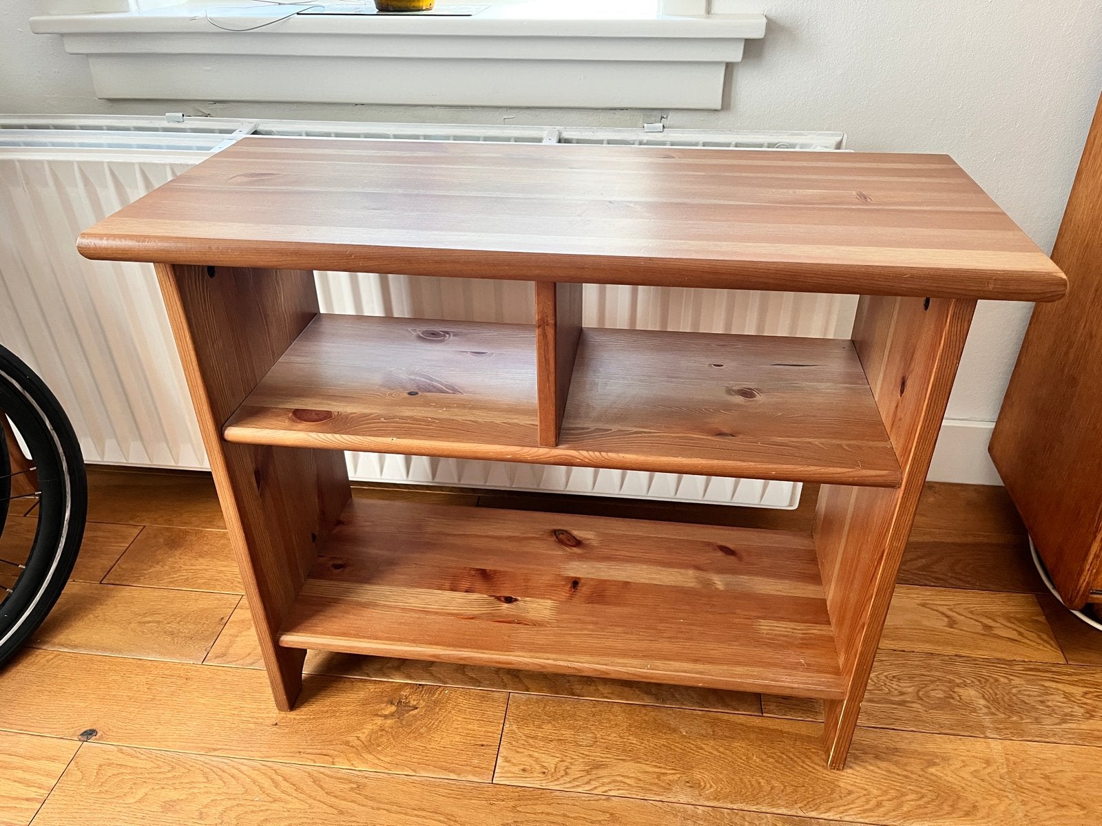 IKEA Leksvik Laag Opbergmeubel - Massief Pijnboom Hout, Ophalen, Gebruikt