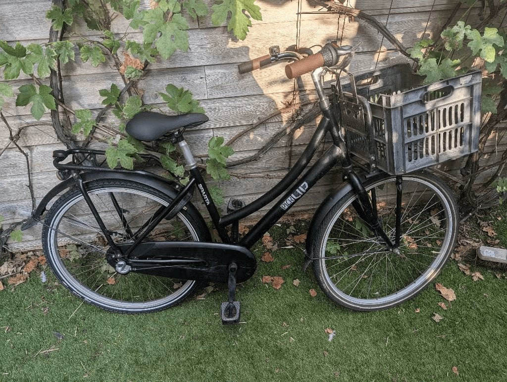 Sparta Click-Up fiets (26”) met krat | Nexus 3 | Topstaat!, Ophalen, Terugtraprem, Sparta, Gebruikt