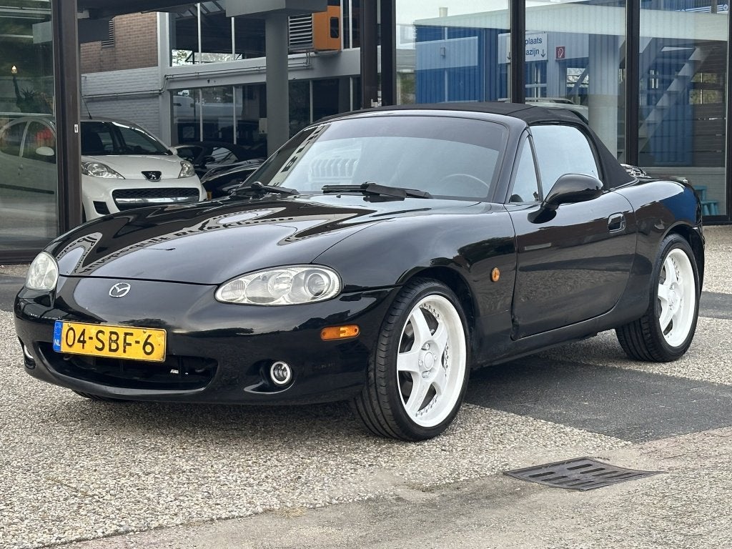 Mazda MX5 1.8 I, Auto's, 145 pk, Cabriolet, 1840 cc, Zwart