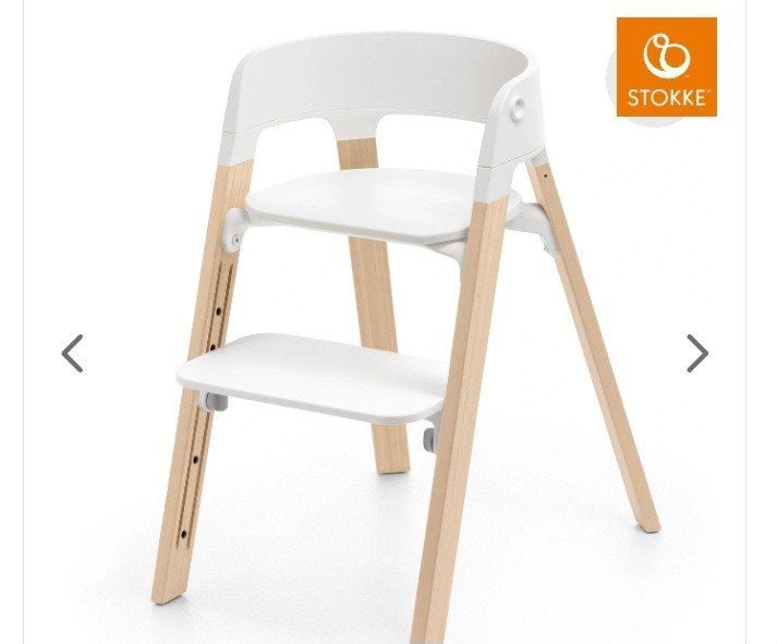Stokke Steps kinderstoel, Ophalen, Aanschuifbaar