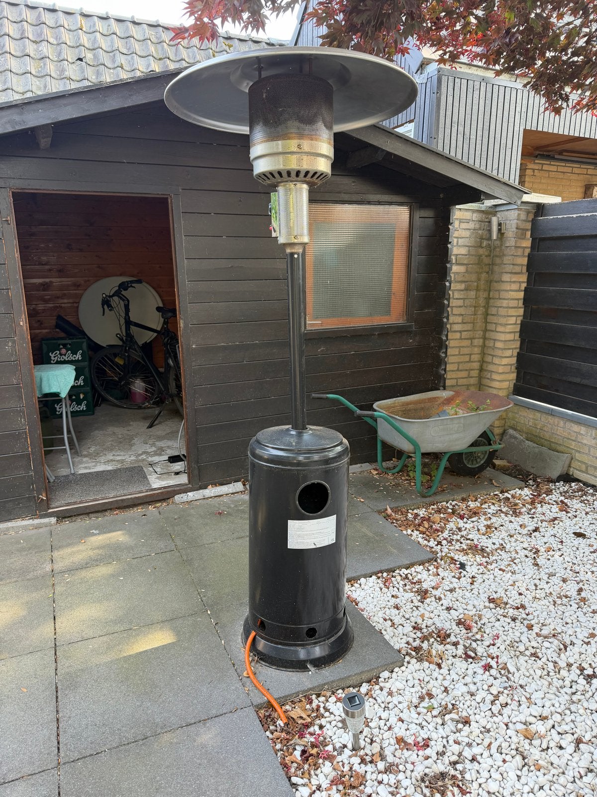 Heater op gas, Ophalen, Gebruikt, Parasol, Gas