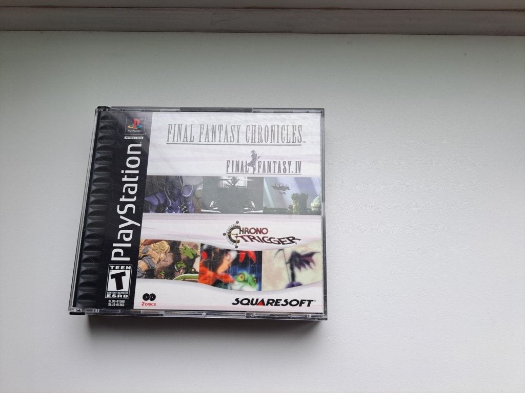 Final Fantasy Chronicles PS1 (NTSC) - Black Label CIB, Gebruikt, 1 speler, Ophalen of Verzenden, Role Playing Game (Rpg)